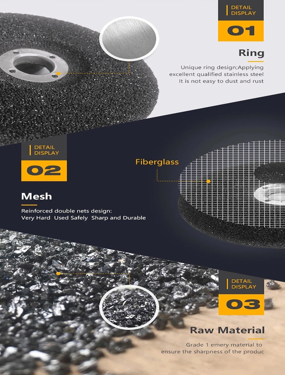 Abrasive Disc 115X1.6X22.2mm Super-Thin Cutting Wheels for Stainless Steel