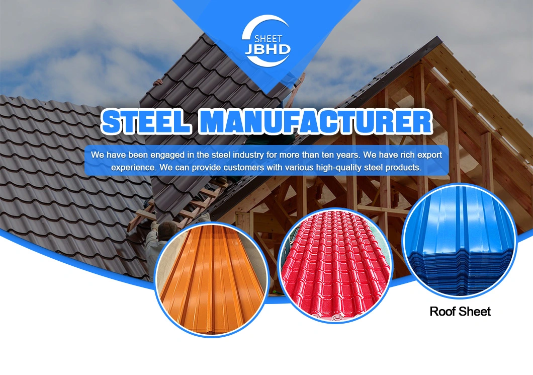 Prepainted Gi Steel Coil / PPGI / PPGL Color Coated Galvanized Corrugated Metal Roofing Sheet in Coil