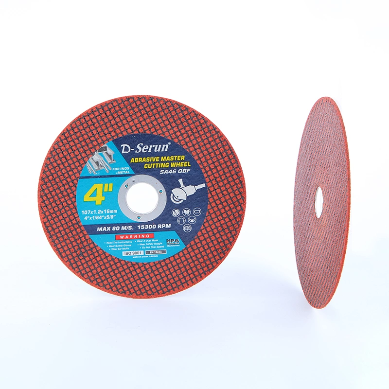 4&quot; Super Thin Cutting and Grinding Wheel for Angle Iron